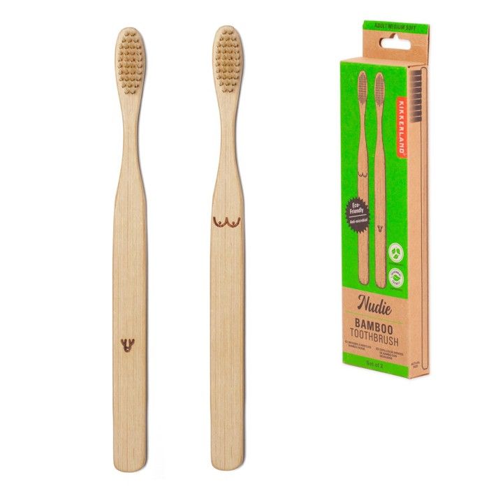 Brosses à dents - Kikkerland - Nudie - Biodégradable - Éco-responsable - Bambou durable
