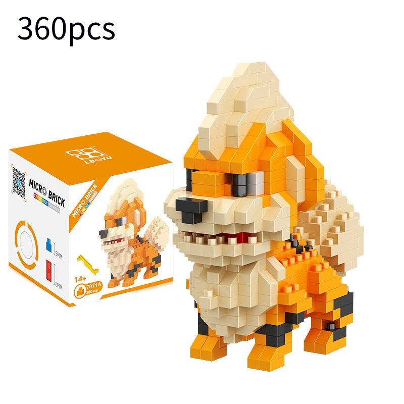 

Assembling Character Building Blocks Toys Model Gift Decoration Tabletop Style H