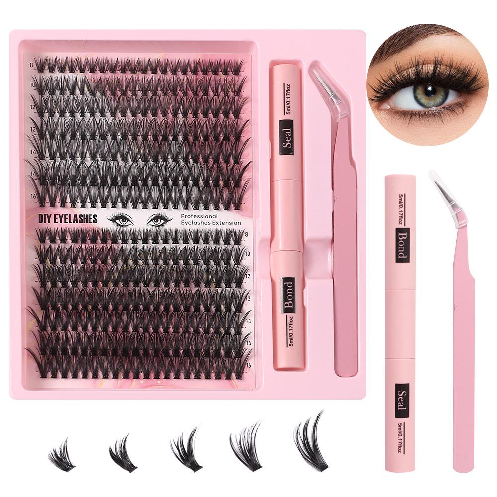 False Eyelash Extension Set Segmented Eyelashes Diy Eyelash Set