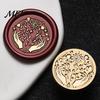 Brass Sealing Head Vintage European Magic Themed Wax Seal Stamp Head, Solid Exquisite Relief Engraved for Journal Envelope Wedding Invitation