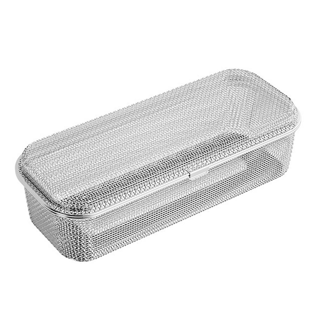 Stainless Steel Mesh Utensil Basket for Kitchen Dishwasher Safe Drying Rack for Spoons and Chopsticks Cutlery Holder
