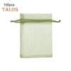 100Pcs Organza Bags Large Capacity Vibrant Color Multipurpose Party Favor Mesh Bags Drawstring Jewelry Gift Bags