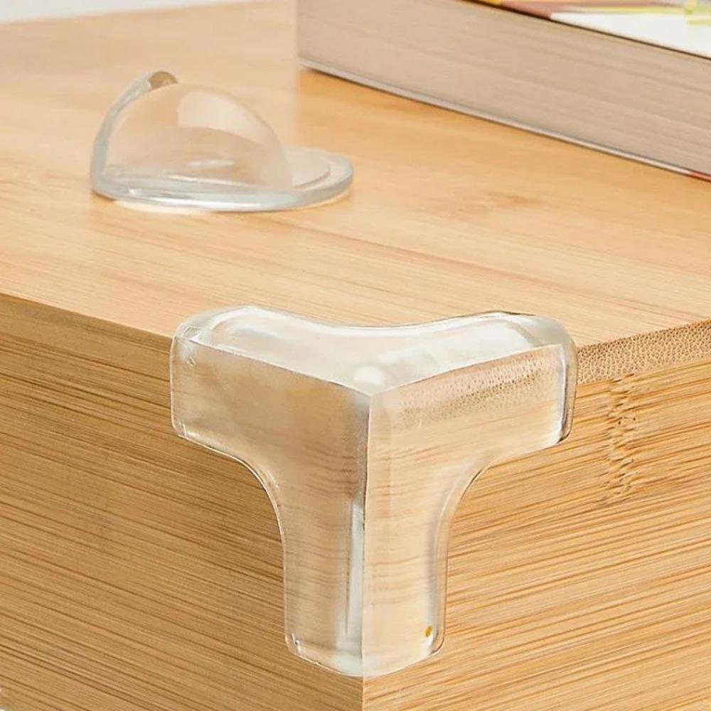 10PCS Baby Safety Silicone Table Corner Protector Furniture Edge Protection Cover Transparent Children Anti Collision Edge Guards