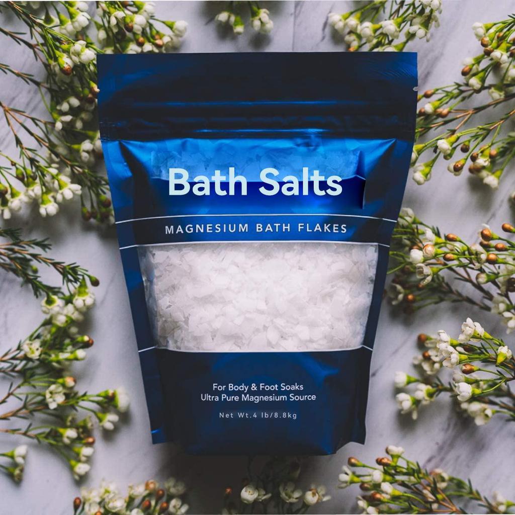 Cross-Border Magnesium Bath Flakes - 1kg Soaking Salts with Magnesium Chloride & Epsom Minerals.
