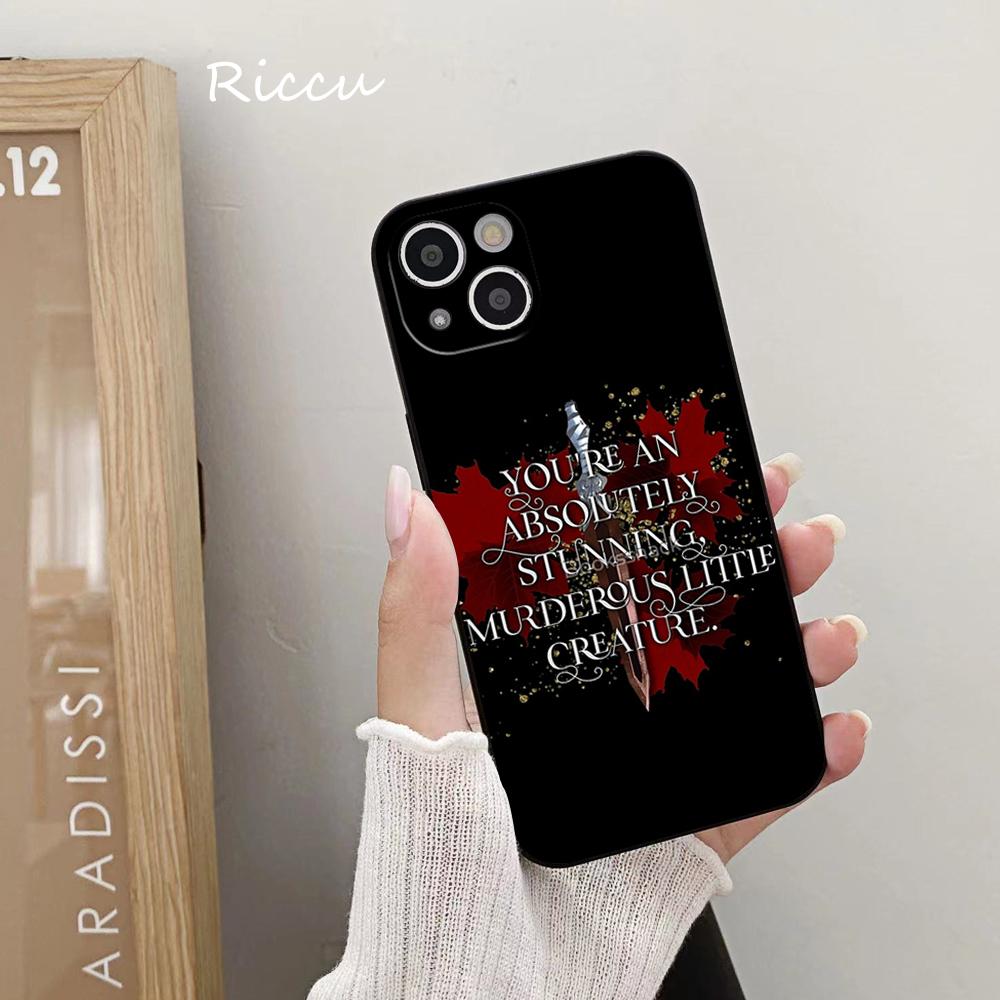 FOR IPhone From Blood And Ash Murderous Phone Case 14 11 12 Pro 8 7 14 Plus X Pro 14 MAX 13 MINI XR XS 14 pro Soft Phone Covers