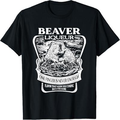 Beaver Liqueur One Finger Is Never Enough T-Shirt