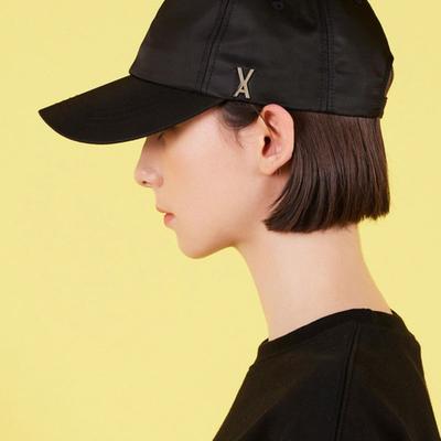 VARZAR Stud Logo Overfit Poly Ball Cap Black