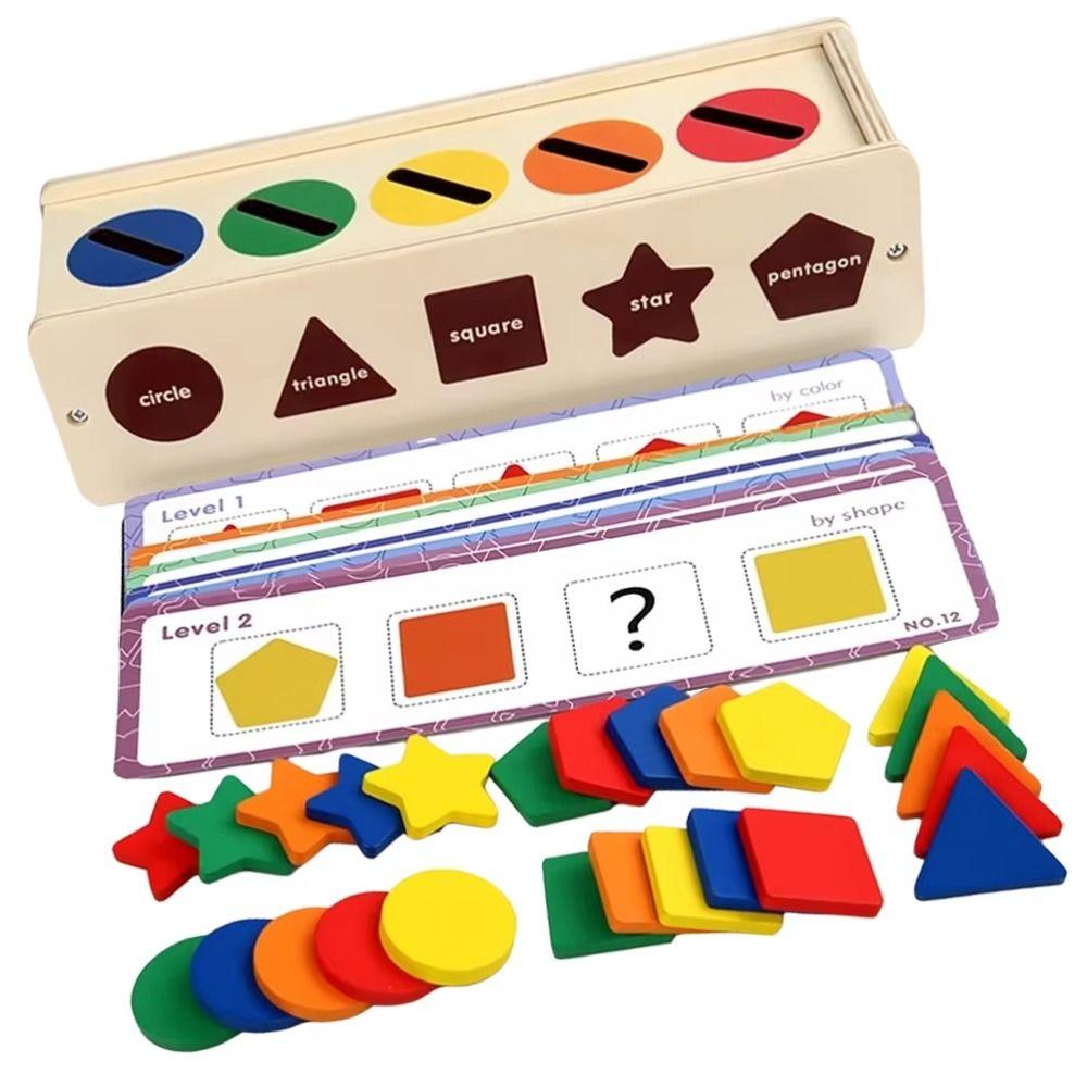 Geometric Cognition Shape and Color Sorting Toy Shape Sorting Educational Toys  Teaching AIDS