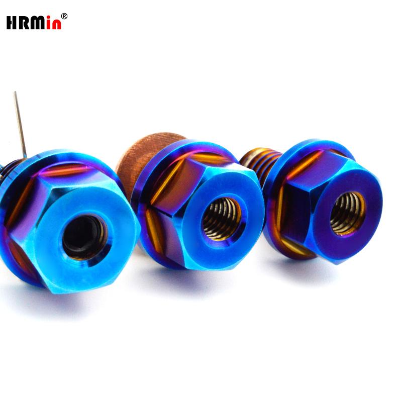 

HRMin Factory High quality Gr.5 Titanium Auto Engine Magnetic Oil Drain Plug1ps M12*1.25mm For Toyota Nissan Lexus Infiniti Fiat