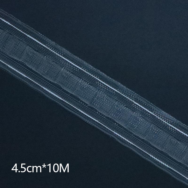10/20M Curtain Heading Tape Rod Pocket Transparent Curtain Accessories Diy Pleated Folds Pull Ribbon Nylon Curtain Install Tape