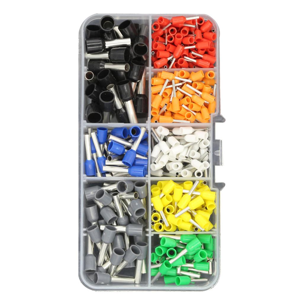 400pcs Wire Ferrule Set Comprehensive Electrical Wire Ferrules Assorted Insulated Crimp Terminals for Electrical Project