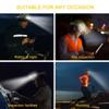 COB LED Headlamp Sensor Headlight with Built-in Battery Flashlight USB Rechargeable Head Lamp Torch 5 Lighting Modes Work Light