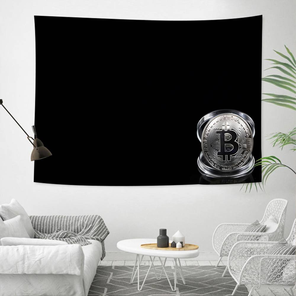 Crypto Currency Colorful Tapestry Wall Hanging Cheap Hippie Wall Hanging Bohemian Wall Tapestries Mandala Wall Hanging Sheets