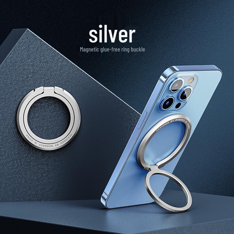 Ultra-Thin Magnetic Zinc Alloy Phone Ring Holder