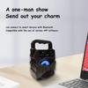 Car Wireless Bluetooth Speaker Dual Speakers Large Volume Portable Outdoor High-quality Home Audio Square Dance Microphone