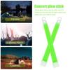 5/10pcs Glow Sticks With Hook 6 Inch Fluorescence Light Stick For Hiking Camping Outdoor Supplies Glow In The Dark Party Decor