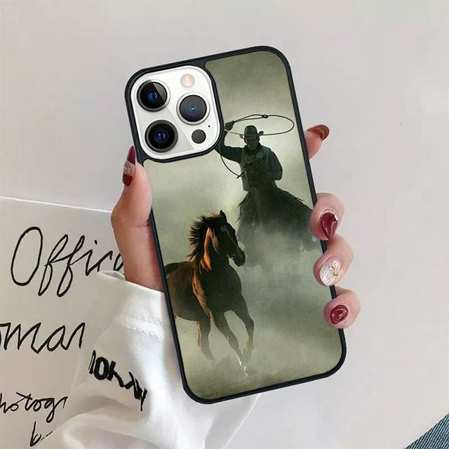 Rodeo Cowboy Lasso Phone Case Cover For iPhone 17 Air 15 16 14 13 12 Pro Max 11 Pro Max Plus Coque Shell