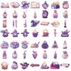 50PCS Cute Cartoon Magic Potion Sticker Decals Living Room Laptop Luggage Art Picture Landscape Skateboard Decoration Stickers