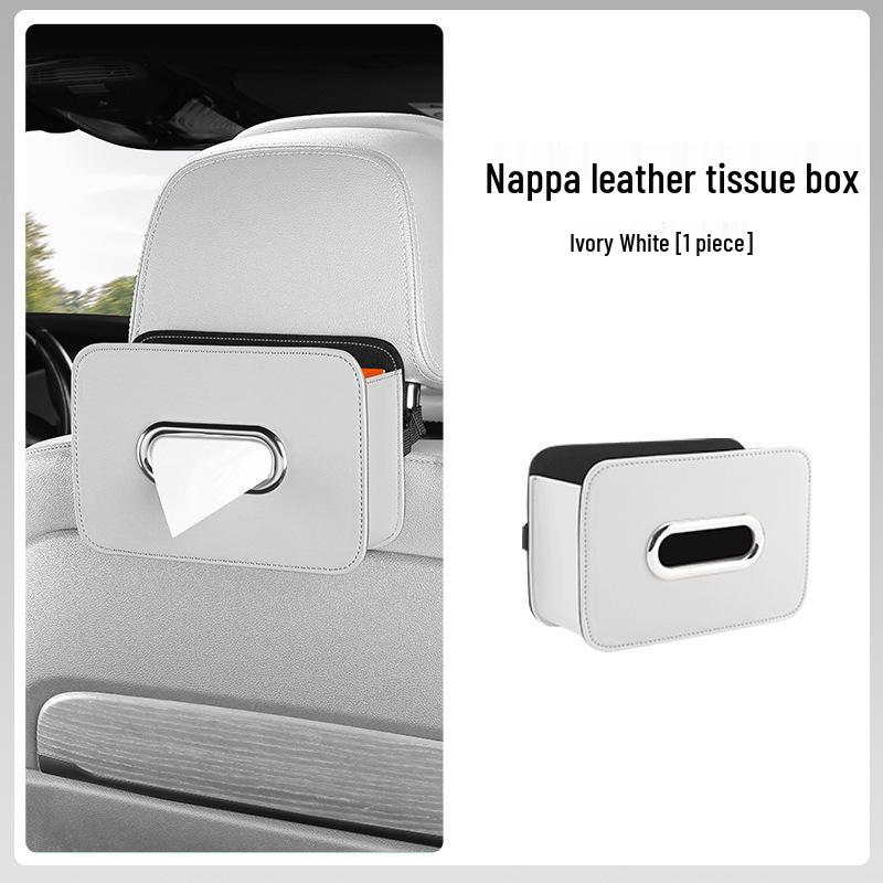 High-End Car Tissue Box: Multifunctional Armrest and Seat Back Hanging Holder