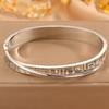 Great Wall Pattern Open Bracelet Fashionable Retro Style Versatile Bracelet