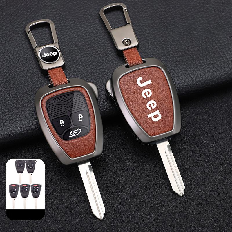 Car Remote Key Case Cover Shell For Jeep Wrangler Compass Patriot Liberty Chrysler 300 PT Dodge JCUV Caliber Nitro Accessories