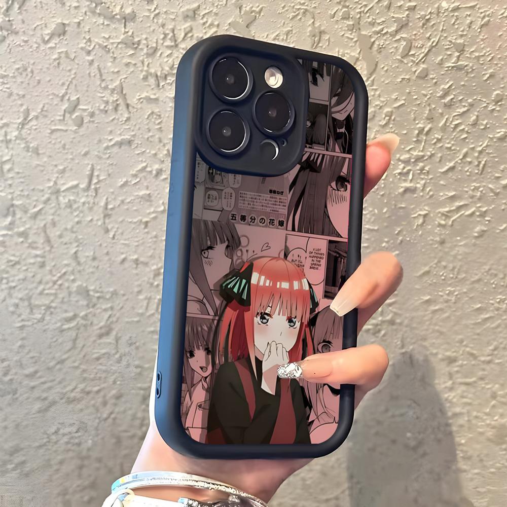 

Anime The Quintessential Quintuplets Phone Case For IPhone 17 Pro Max 16 15 14 Pro Max IPhone 13 Pro Max 11 Plus Silicone Cover iPhone 16e