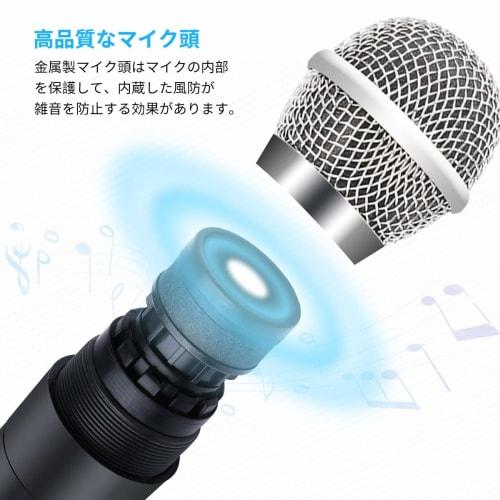 LIBATA Dynamic Vocal Microphone, Handheld Karaoke Microphone, Unidirectional, High Sound Quality, 6.5mm + 3.55mm Audio Connection, 3m XLR Cable Includ
