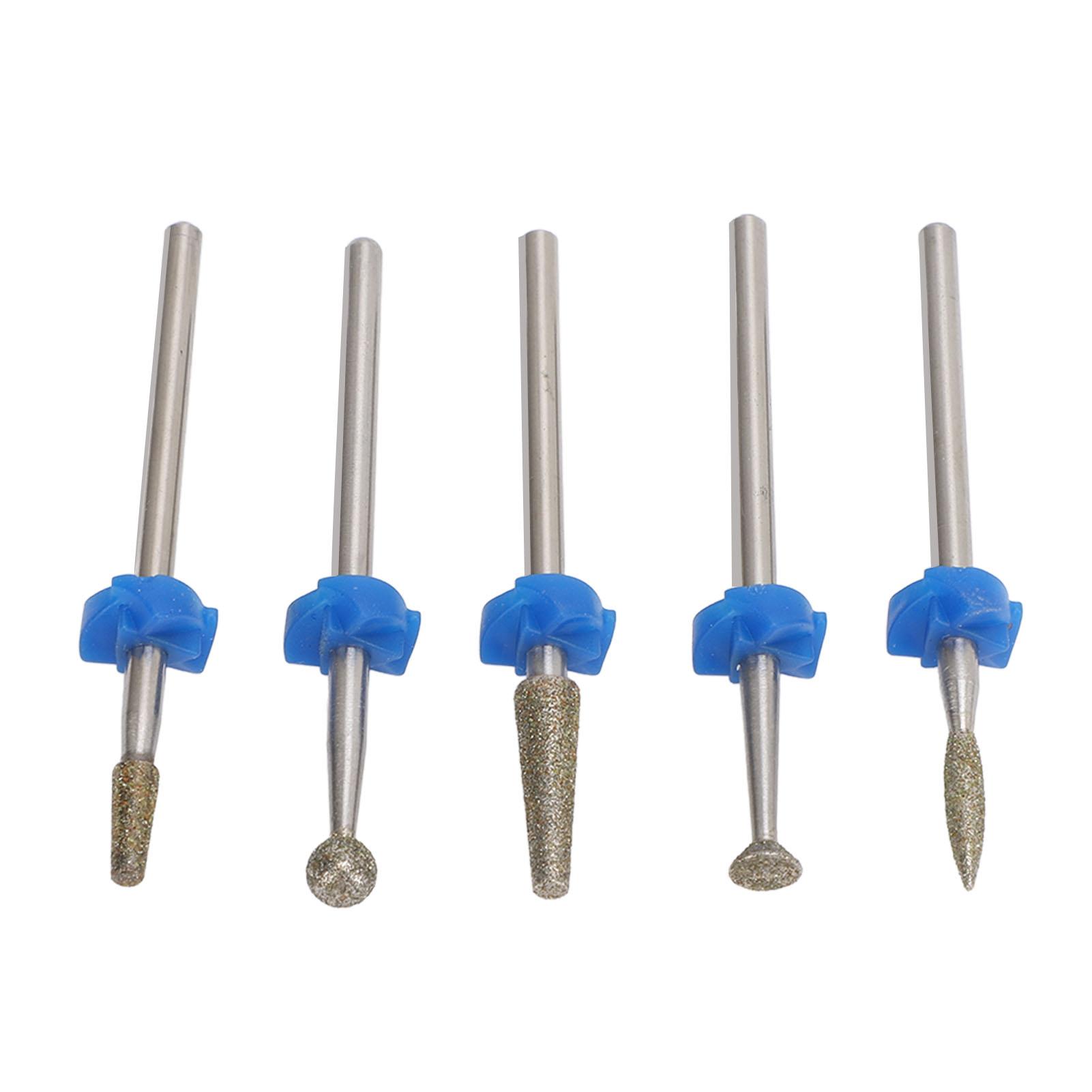 

Набор из 5 шт. сверл для ногтей из вольфрамовой стали, профессиональные шлифовальные головки для полировки ногтей