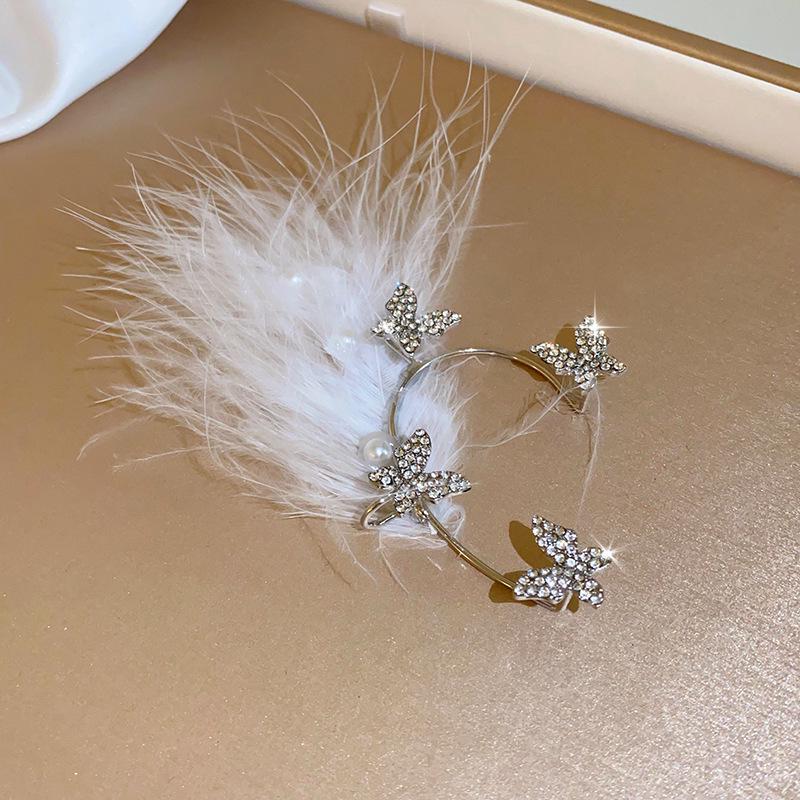 Silver Needle Resin Flower Tassel Earrings: Vintage, Versatile, Light Luxury Fashion Jewelry for Women