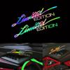 Set Limited Edition Styling Badge Motorcycle Stickers Decor Moto Auto Car Body Fuel Tank Rear Box Fender Decals Accessories