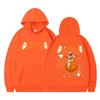 Unisex Hooded Sweatshirt With Astronaut Print Loose Fit Casual Sportswear Men Women Teens