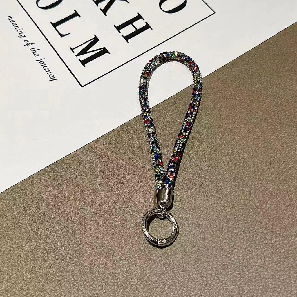 Advanced Colorful Goddess Diamond Phone Lanyard: Anti-Lost Pendant for Cases, Cameras, Water Bottles.