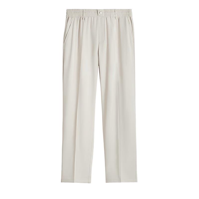 HAUT TON Men's Ning Hengyu Inspired Elastic Waist Straight Leg Pants