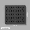 Punch-Free Perforated Board Rack with Accessories for Kitchen and Bedroom
