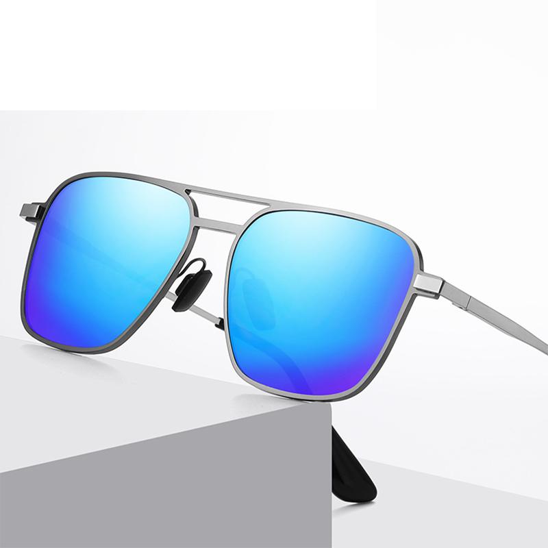 Anti-Glare Minus Lens Prescription Square Metal Sunglasses Men Polarized Uv400 Driving Goggle 0 -0.5 -0.75 -1.0 To -6.0
