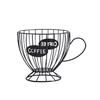 Nordic Iron Art Coffee Capsule and Snack Storage Basket