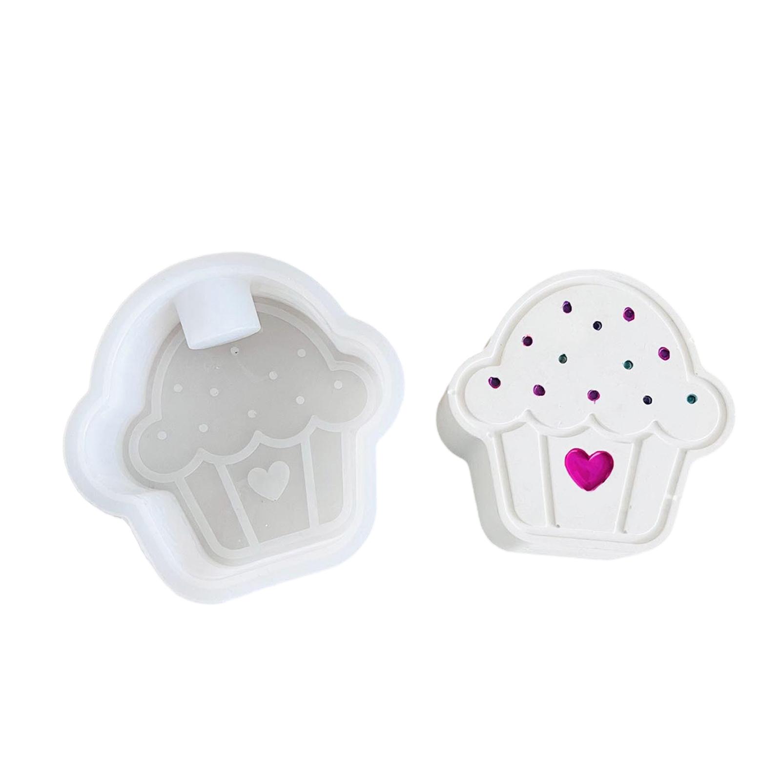 

Премиальная силиконовая форма в виде сердца для кексов и подсвечников для создания подставок для свечей, идеально подходит для свадеб и торжеств