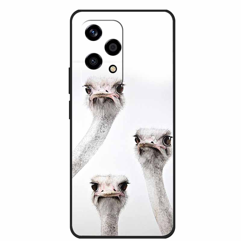 For Honor 200 Lite Cases Animals Soft TPU Painted Cat Phone Case Back Cover For Huawei Honor 200 Lite 5G Protection Bumper funda