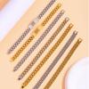 Luxury Titanium Steel Watch Band: Elegant Unisex Bracelet for Men and Women