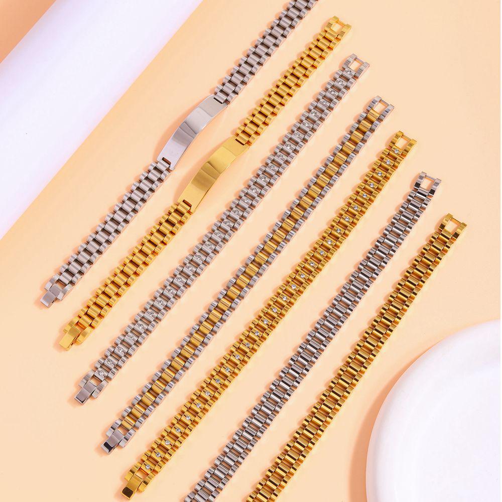 Luxury Titanium Steel Watch Band: Elegant Unisex Bracelet for Men and Women