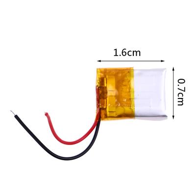 סוללה נטענת 3.7V 40Mah 401215P פולימר לאוזניות בלוטות'