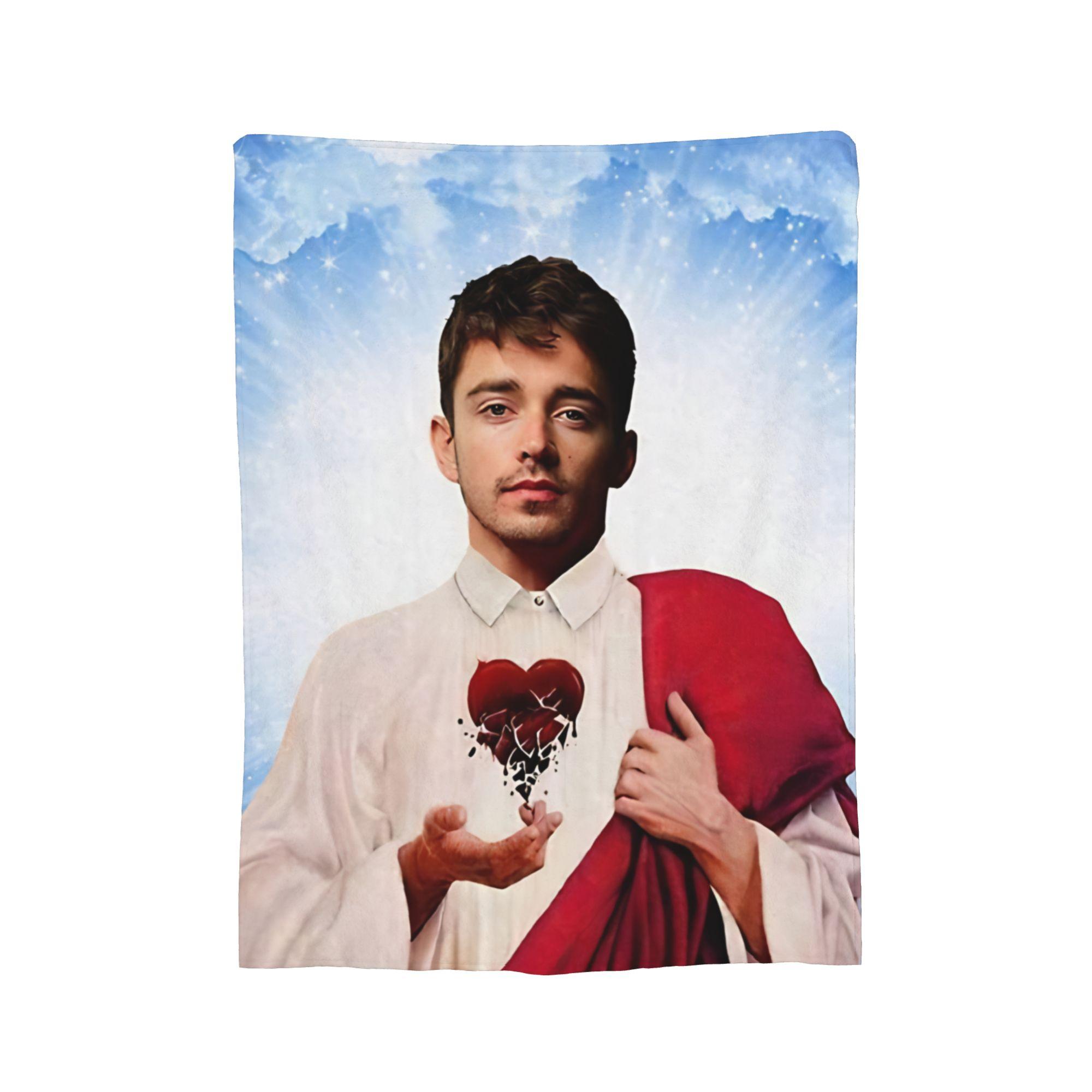 

Charles Leclerc Jesus Blanket Fleece All Season Portable Lightweight Throw Blanket for Sofa Couch Bedding Throws 150x200cm