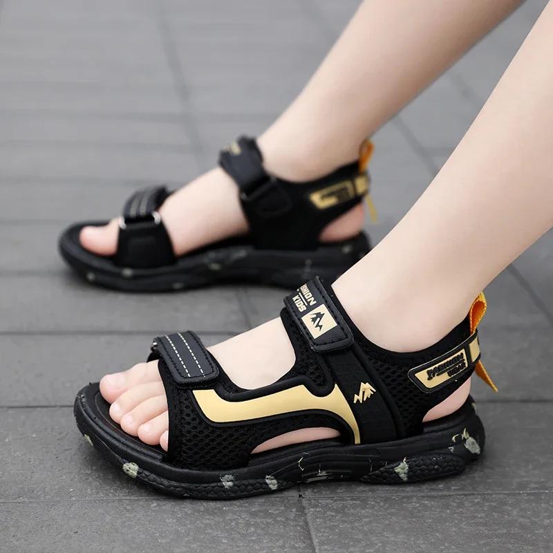 

Casual Beach Water Children Shoes New Kids Summer Sandals Fashion Boys Sandals Soft Sole Lightweight Comfortable Sneakers 28