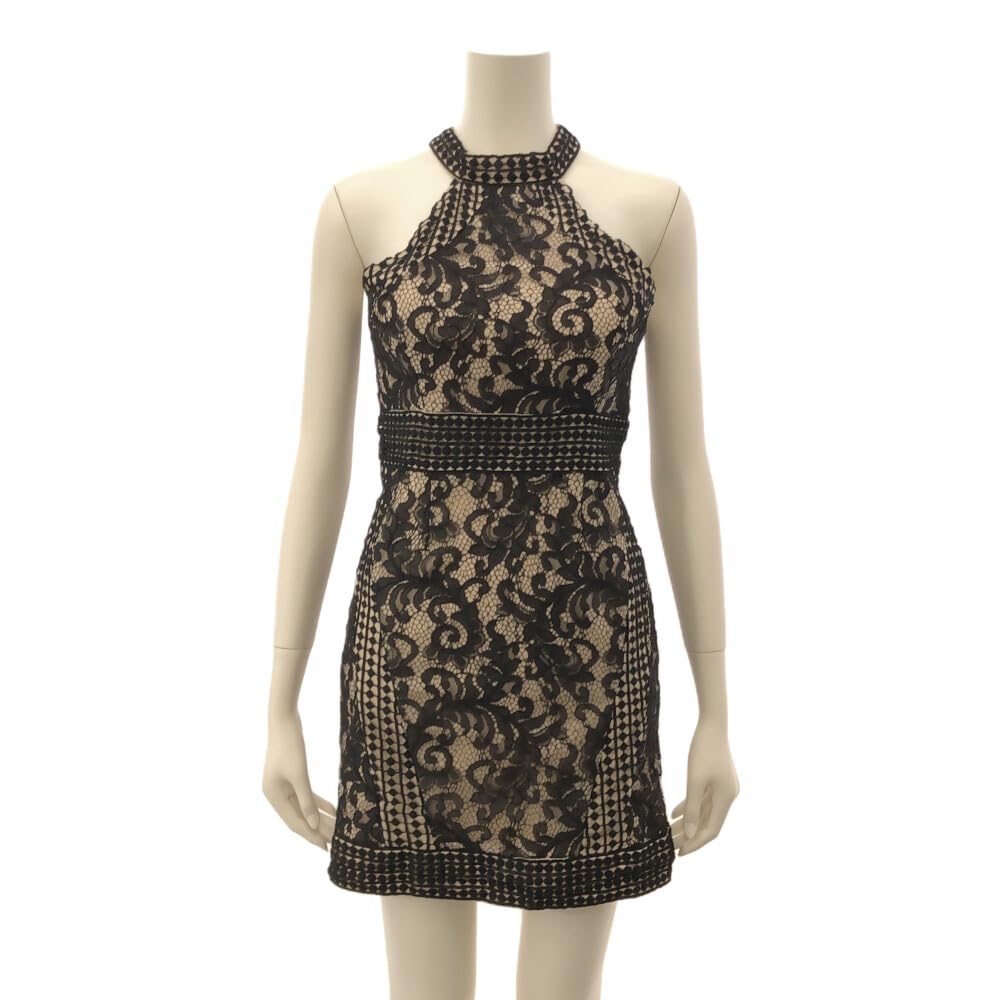 GRAXIA Cabaret Mini American Size L Dress, Dress, Sleeve, Sleeveless, Lace, Women's, White,