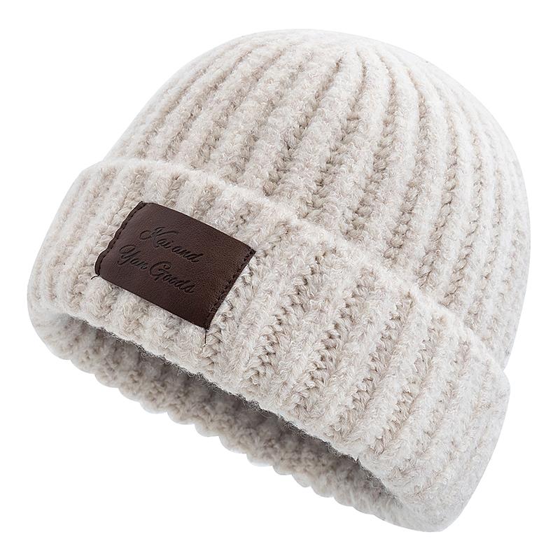 Nowy Styl Moda Damska Czapka Zimowa Stylowe Miękkie Czapki Beanie Dla Kobiet Streetwear Outdoor Ciepłe Czapki Dzianinowe