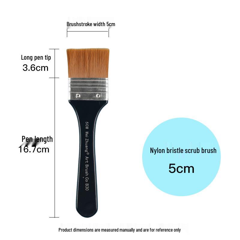 G1754 Nylon Flat Brush for Oil & Wall Painting