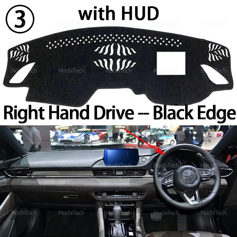 For Mazda 6 Mazda6 2016 2017 2018 GL Atenza Dashboard Cover Pad Car Liner Anti-UV Mat Sunshade Dashmat Carpet Dash
