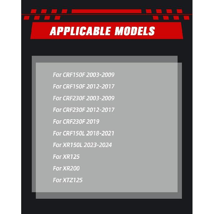 JFG RACING Dirt Bike Gear Shifter Lever Foldable Shift Pedal for CRF150F 2003-2009/2012-2017, CRF230F 2003-2009/2012-2017/2019, CRF150L 2018-2021,