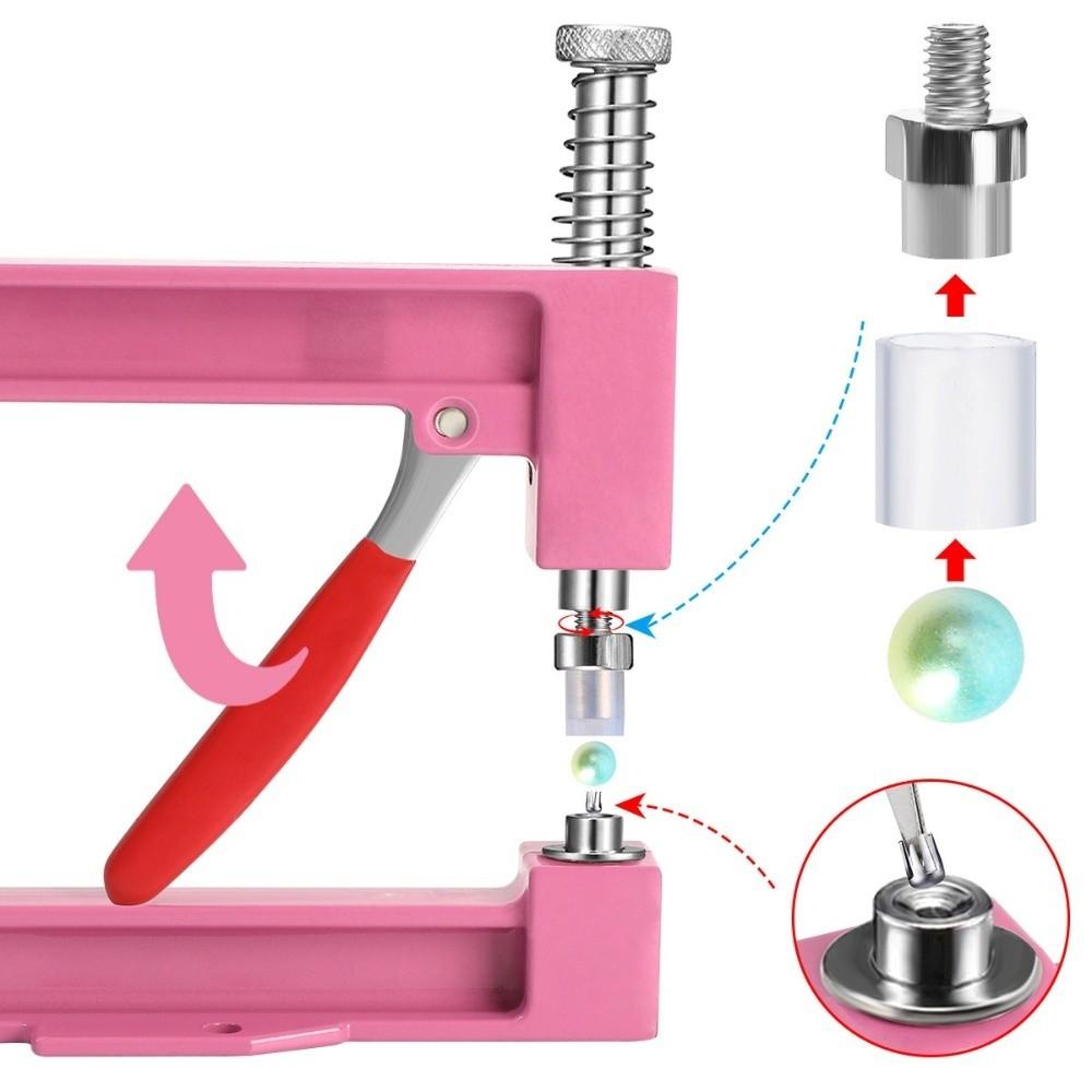 Hand Press Pearl Handmade Setting Machine Portable Professional Manual Bead Press Fashion Design Alloy Pearl Attachment Tool