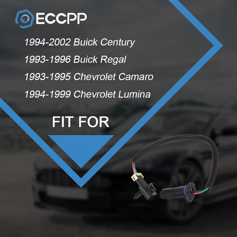ECCPP Camshaft Position Sensor 5S1237 PC56 SU1048 24506903 Fit for Buick for Chevrolet for Oldsmobile for Pontiac 1992-2002 3.1L 3.4L V6 Camshaft